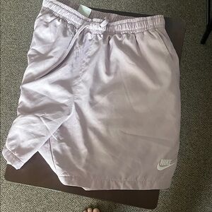 Nike Lavender Sports Shorts